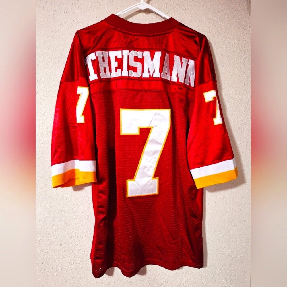 NFL Washington Redskins Joe Theisman#7 Stitched Throwback Reebok Jersey Size 52